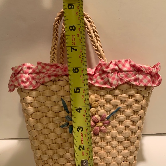 ADORABLE YOUNG GIRL’S PETITE STRAW PURSE. - Picture 6 of 6